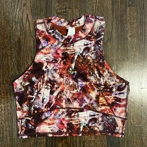 Everlux and Mesh Cropped Tank